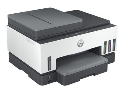 HP Smart Tank 7605 All-in-One - Multifunktionsdrucker - Farbe - Tintenstrahl - nachfüllbar - Letter A (216 x 279 mm)/A4 (210 x 297 mm) (Original) - A4/Legal (Medien) - bis zu 13 Seiten/Min. (Kopieren) - bis zu 15 Seiten/Min. (Drucken) - 250 Blatt - U