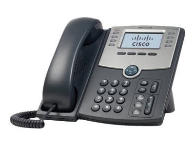 Cisco Small Business SPA 508G - VoIP-Telefon - dreiweg Anruffunktion - SIP, SIP v2, SPCP - 8 Leitungen - Silber, Dunkelgrau - wiederhergestellt